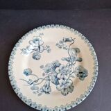 Assiette plate Gien terre de fer modèle Capucines