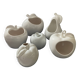 Set of 6 vintage ceramic fruit vases/cachepots