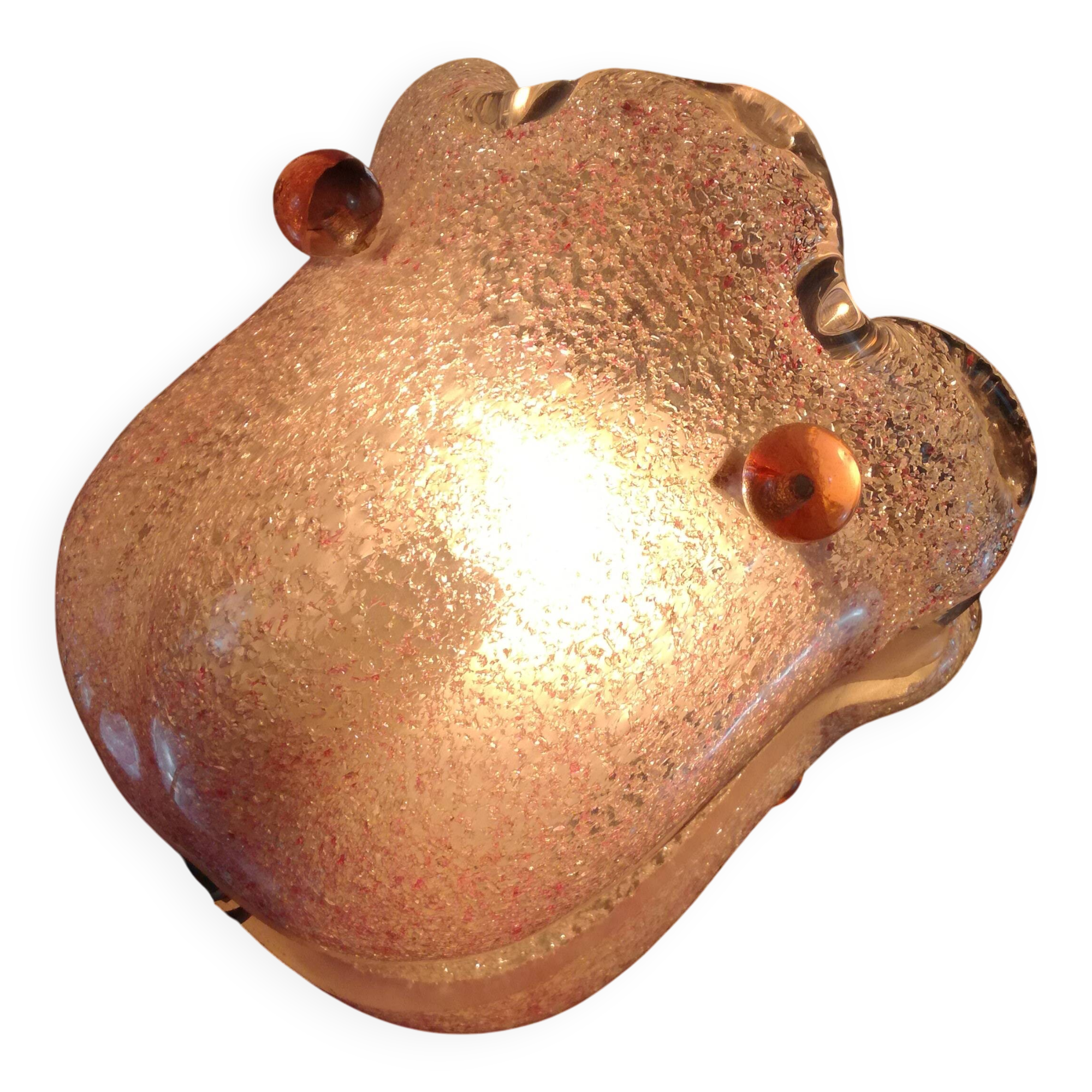 Murano glass wall lamp, Italy 1970