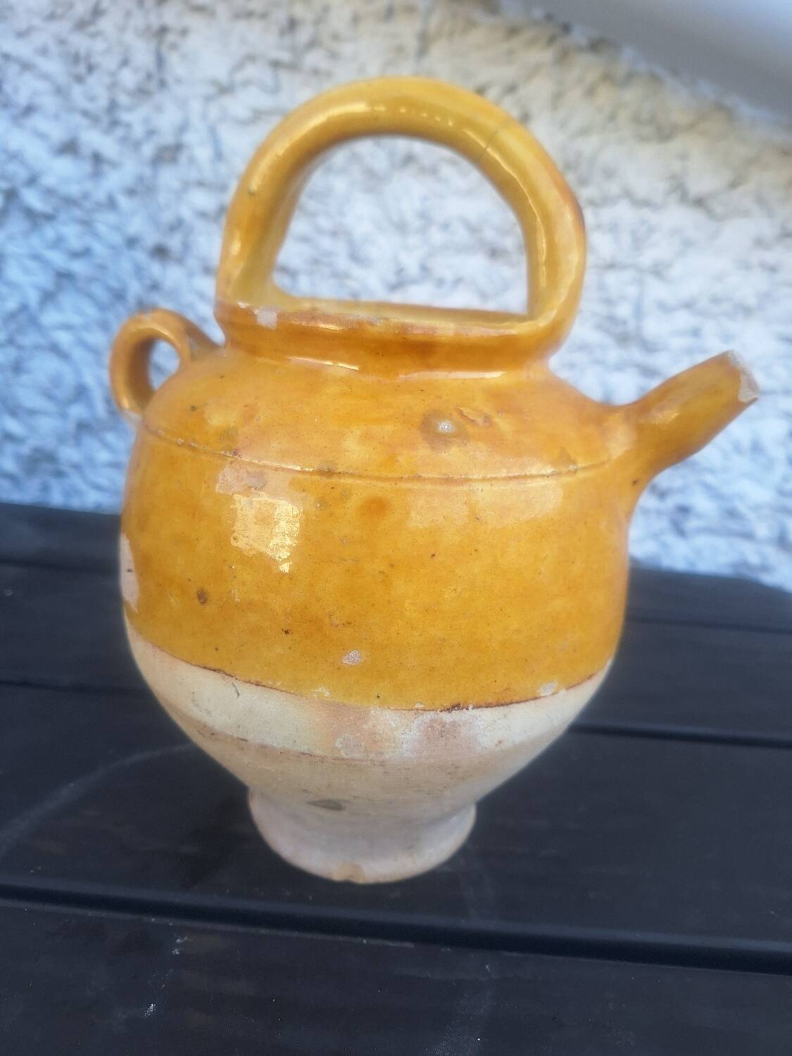 Antique Glazed Terracotta Goat