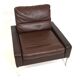 Wilkhahn Series 800 leather chair by Hans Peter Piel