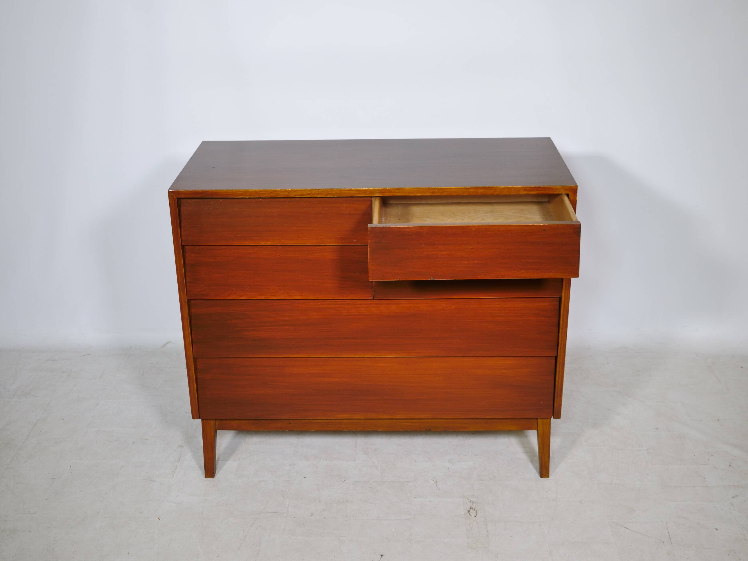 Mid Century Chest of Drawers in Teak, 1960s