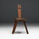 Alpine Folk Art Chair, France, 19th Century