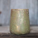 Vase from Yvelines in stoneware with enamel decoration featuring tree-like drips, 1900.