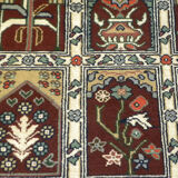 Persian Oriental carpet knotted in May, Tunisian Oriental Carpet in Wool  163x94cm