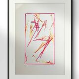 Abstract composition painting