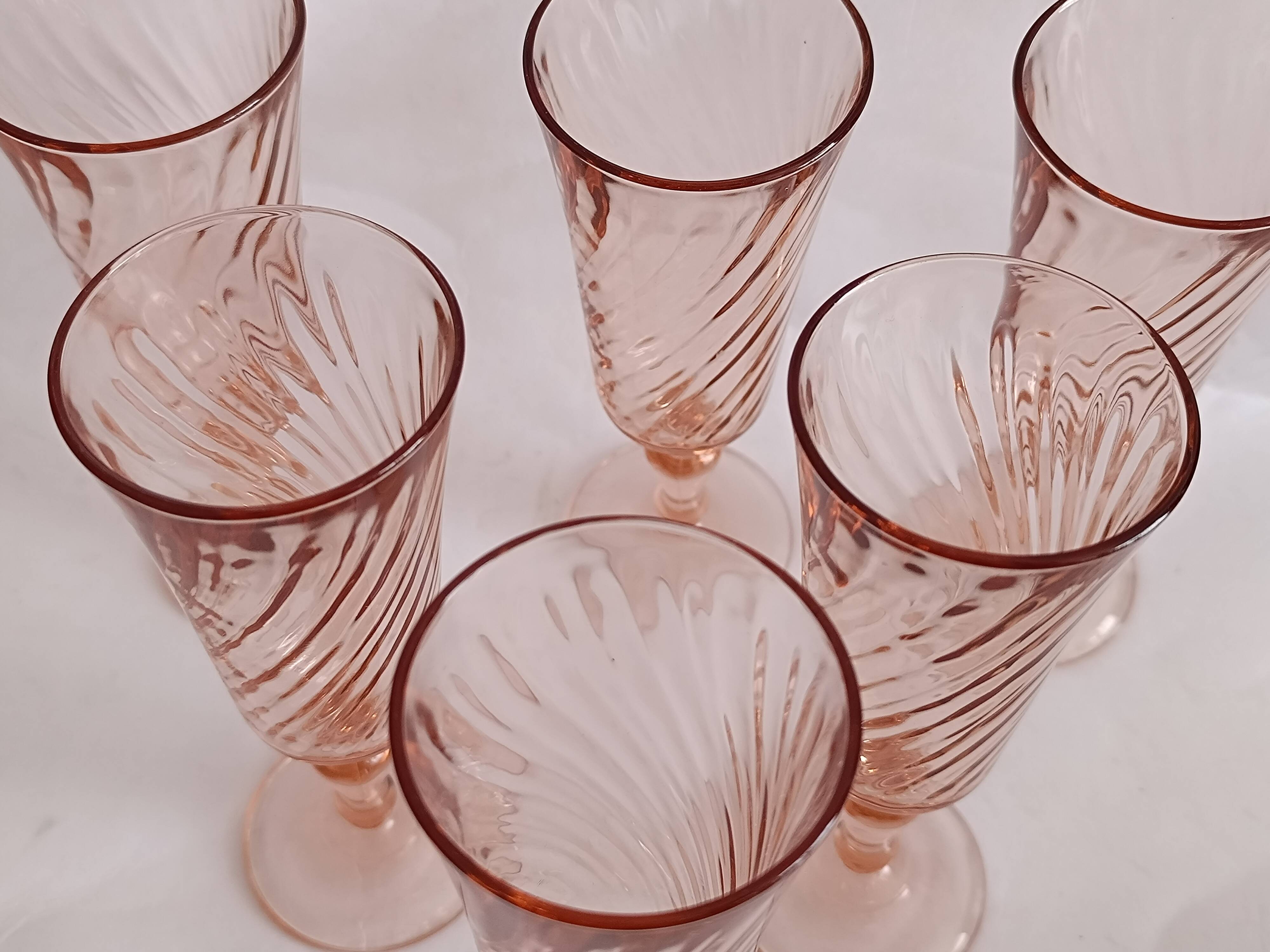 Luminarc Rosaline champagne flutes