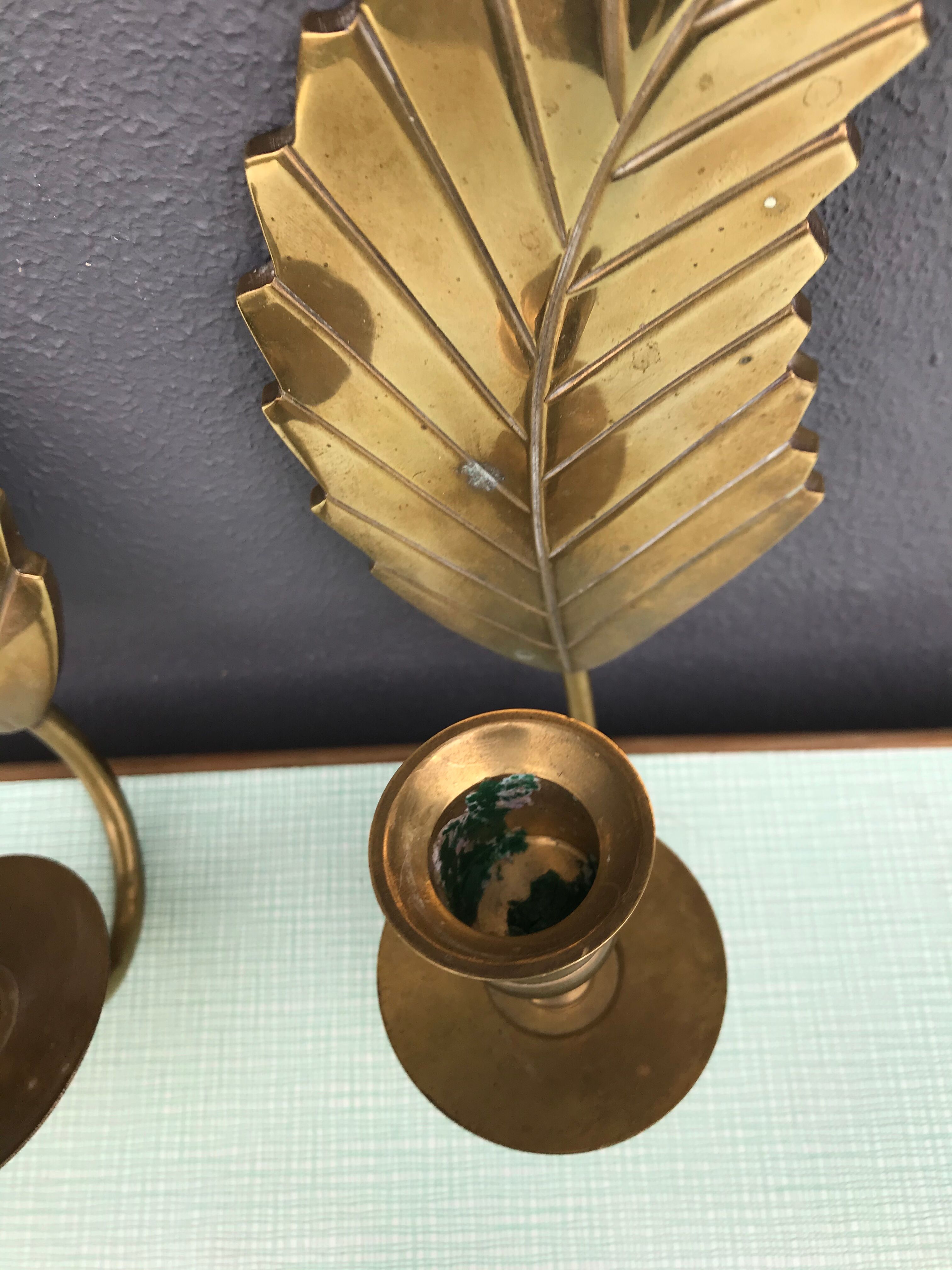 Pair of wall candlesticks