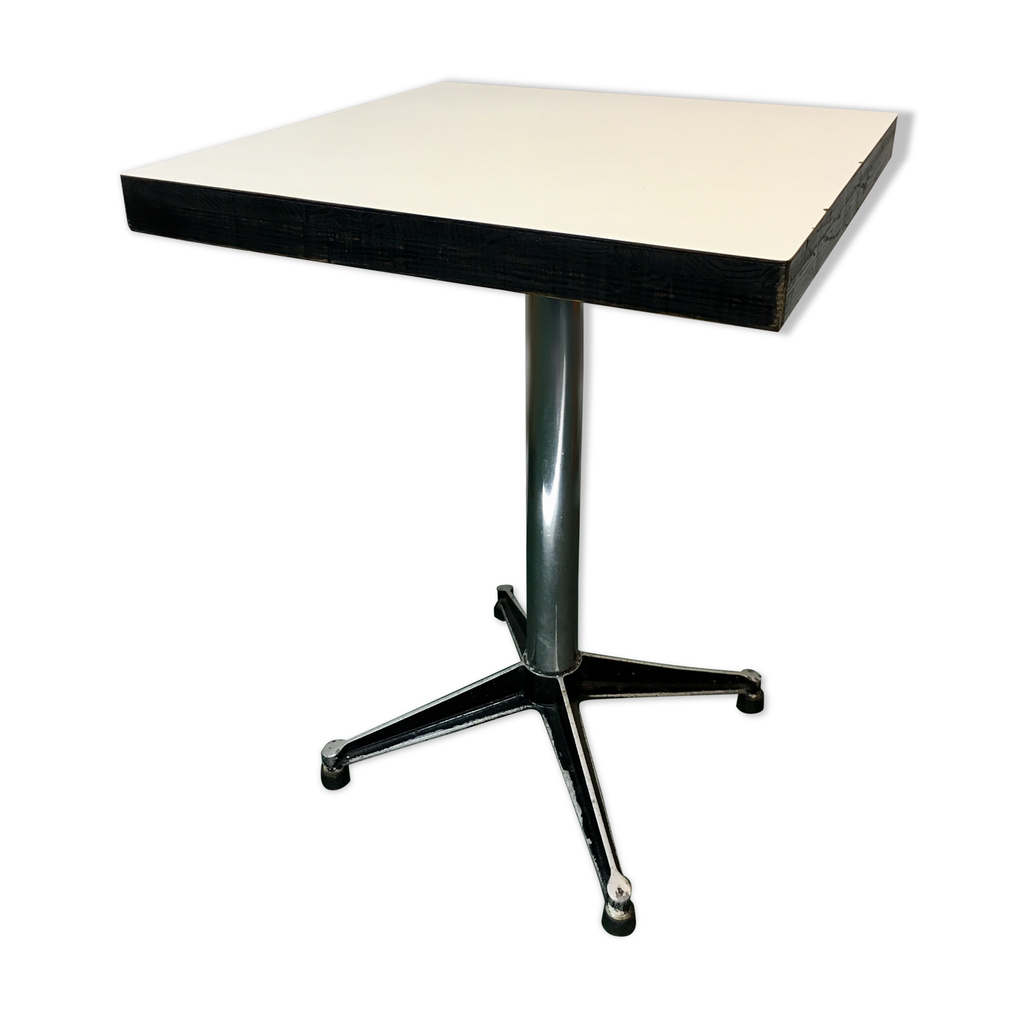 TABLE de Bistrot FORMICA and steel BERC ANTOINE