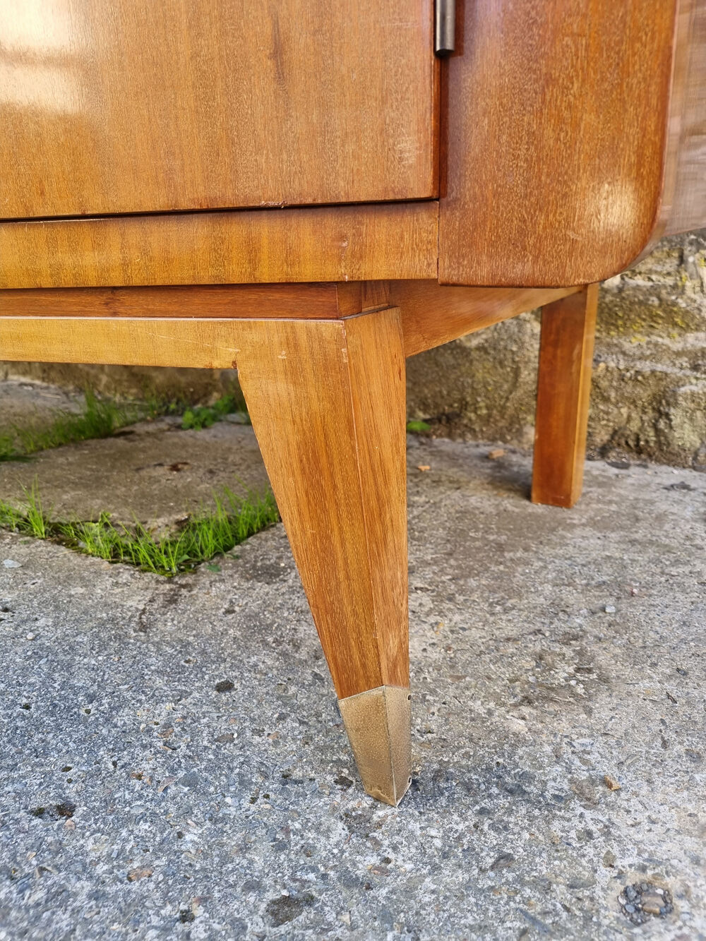 Vintage wardrobe dressing room, compass feet, 50s