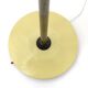 Floor lamp with white metal reflector, 1940s