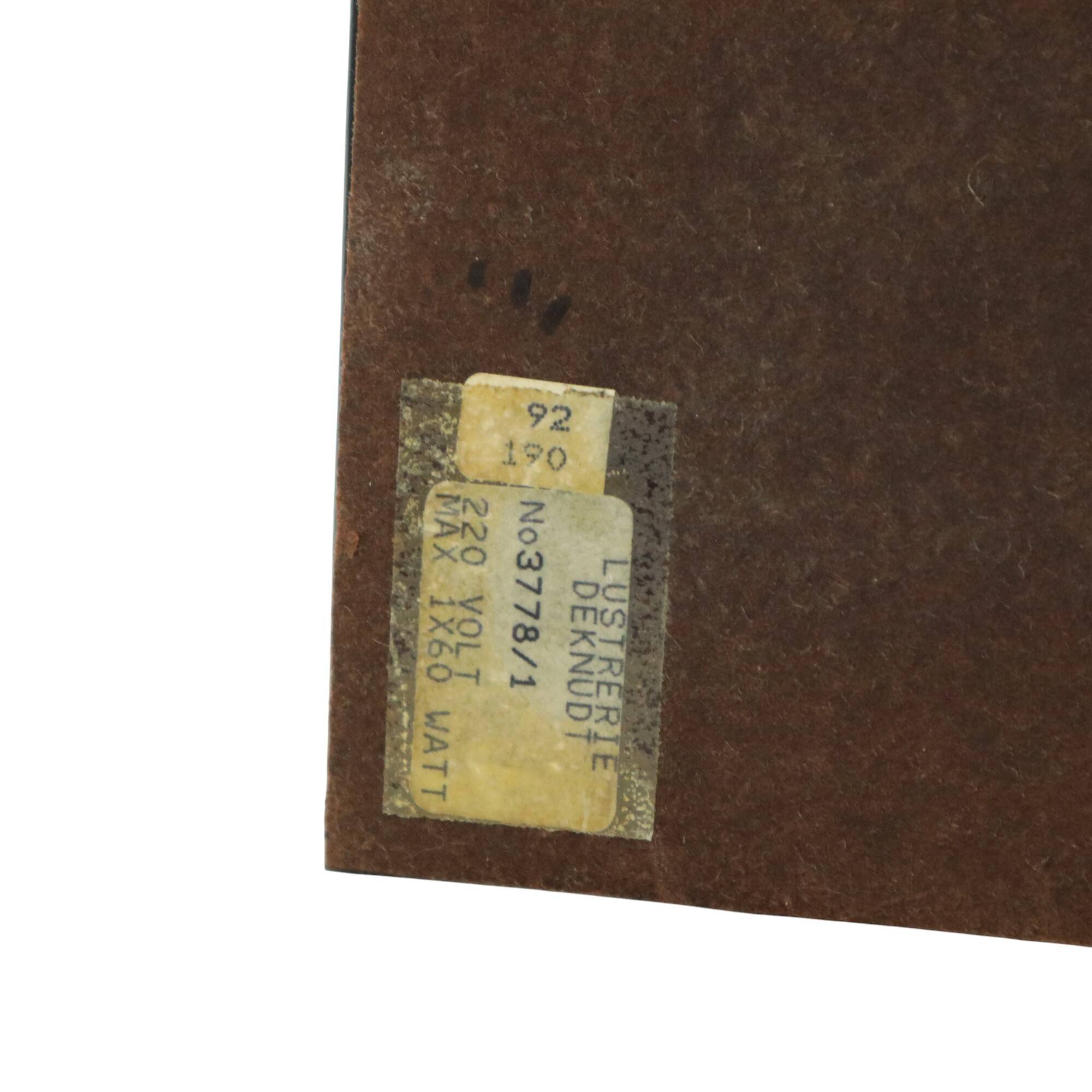 Lampe de table Lusterie Deknudt au design vintage Willy Rizzo