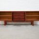 Brutalist oak sideboard, Belgium, 1970s