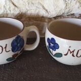 Vintage You and Me Stoneware Bowls