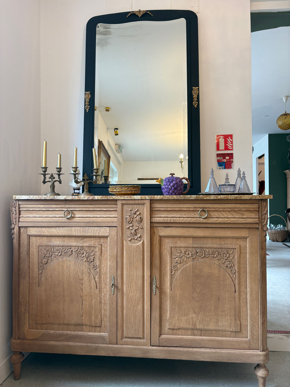 Art Deco marble buffet