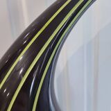 Sculptural ceramic vase, modernist line, designer piece