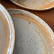Lot de 6 assiettes en grès vintage - assiettes de présentation grès ém