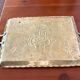 Hammered copper tray