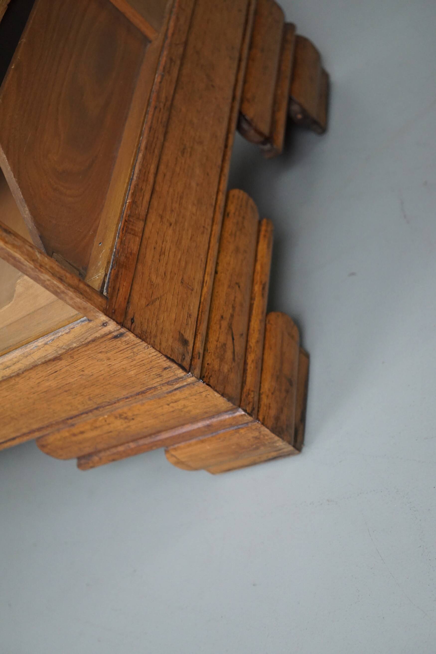 Antique British Oak Haberdashery Cabinet or Shop Counter, 1920/30s