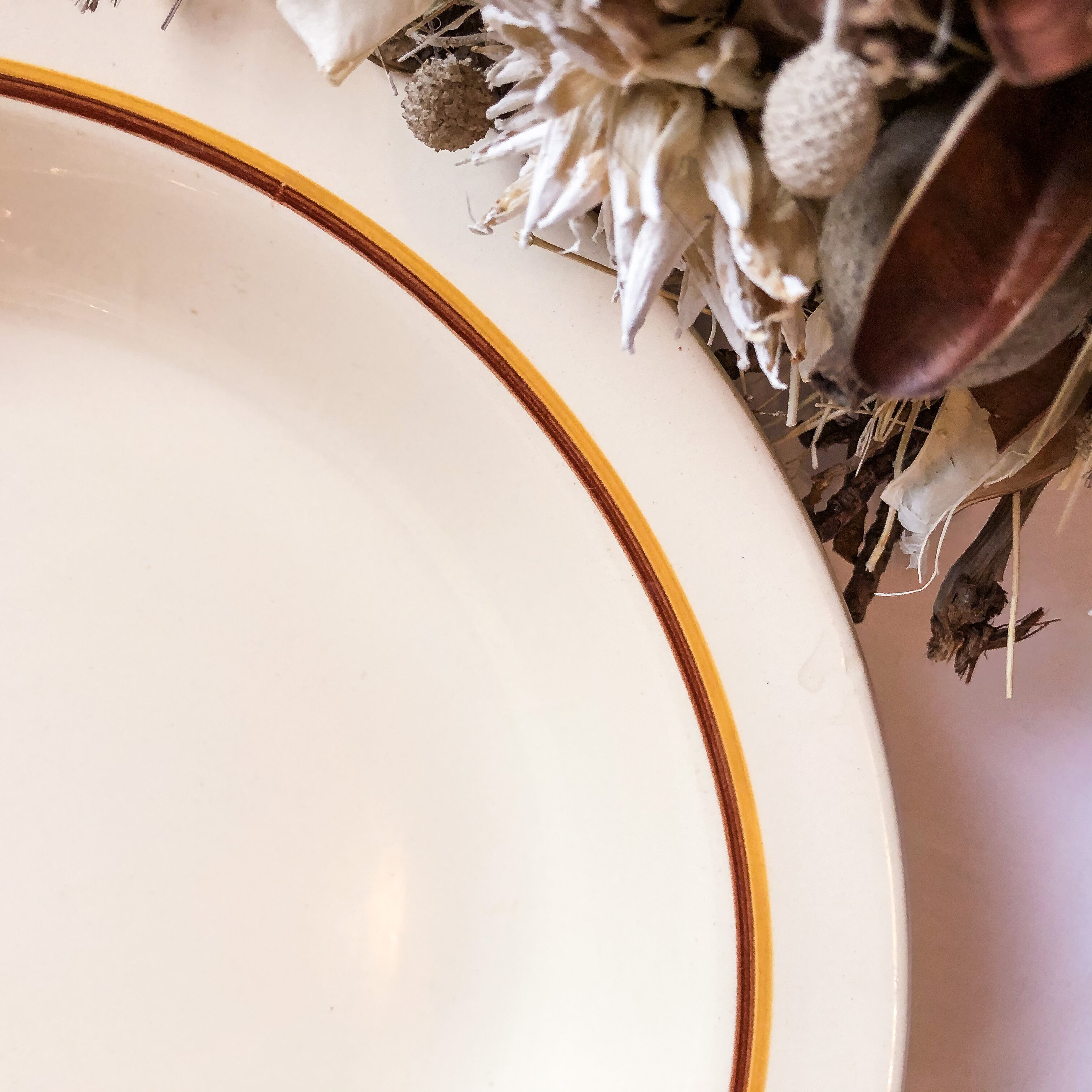 Large hollow dish Digoin Sarreguemine