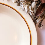 Large hollow dish Digoin Sarreguemine