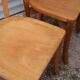 Set of 7 mismatched bistro chairs