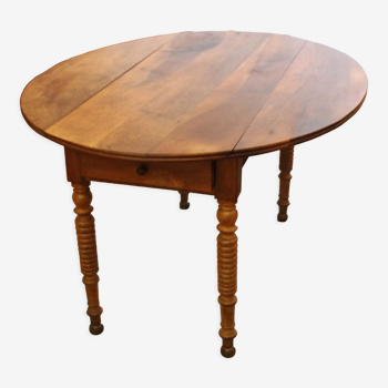 Table ronde bois massif