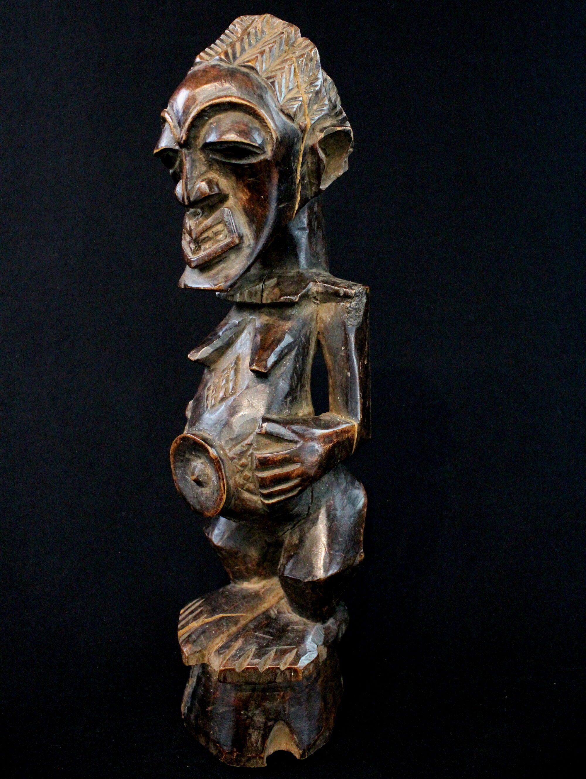 Statue fétiche en Bois Ethnie Songye République Démocratique du Congo