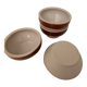 4 petits bols tamponné DIGOIN