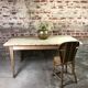 Farm table in raw pichepin 1900s