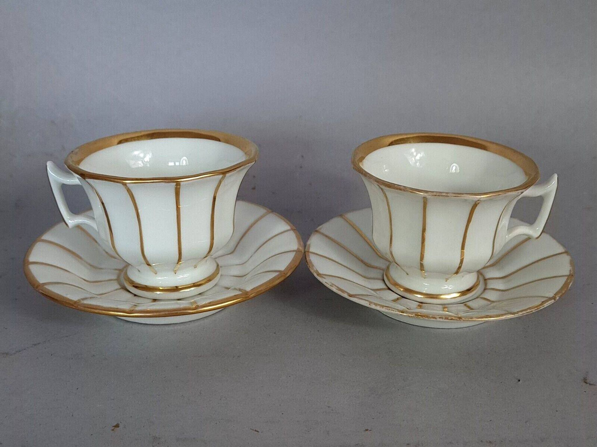 Antique Paris porcelain tête-à-tête coffee service. Very good condition S988