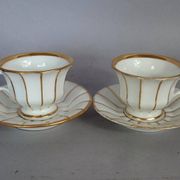 Antique Paris porcelain tête-à-tête coffee service. Very good condition S988
