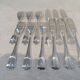 6 silver-plated fish cutlery sets 12p Christofle Atlantide