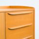 Enfilade haute, armoire à linge, années 60, frêne