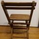 Folding child chair