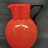 Schneider Orangeade / Lemonade Service, Le Verre Français. 2 Pitchers and 6 Glasses