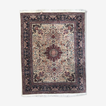 Tapis vintage sino persan tabriz fin fait main 247x315 cm