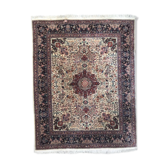 Tapis vintage sino persan tabriz fin fait main 247x315 cm