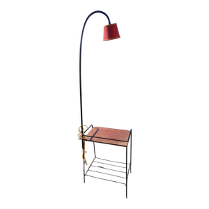 Lampadaire bout de canapé en fer