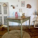 Art Deco table with extension