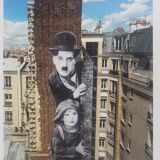 JR (1983-) Jean René says, - Homage to Charlie Chaplin, 2021 - Original signed lithograph