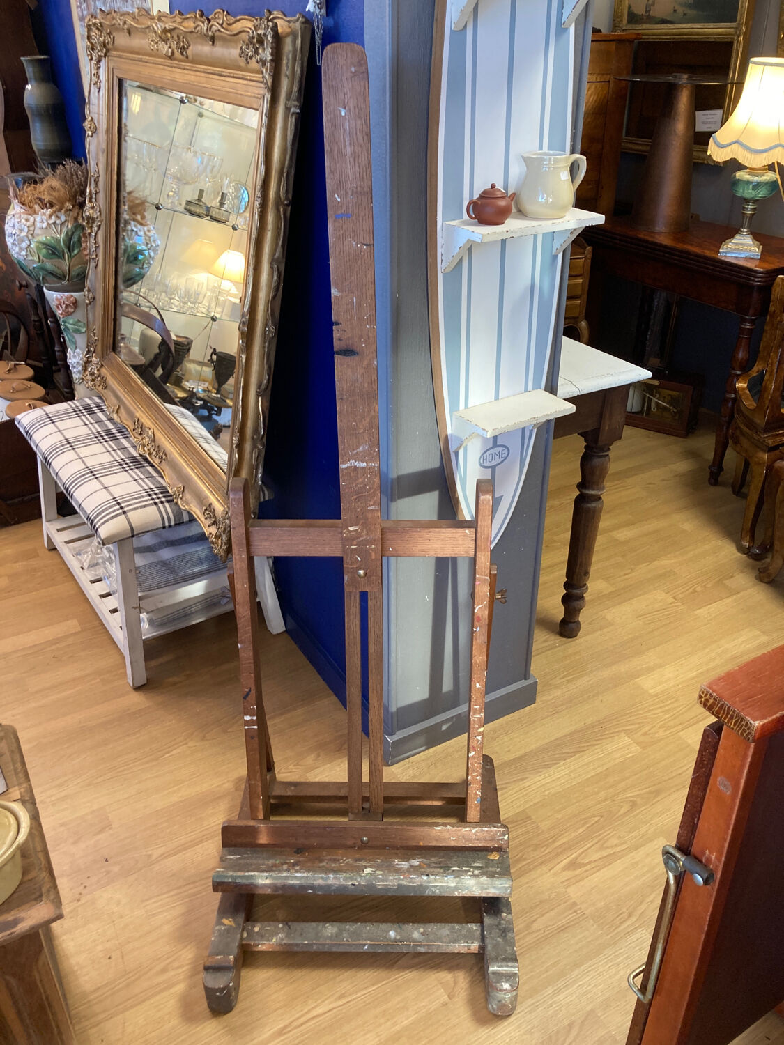 Chevalet bois vintage