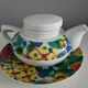 Teapot and its plate