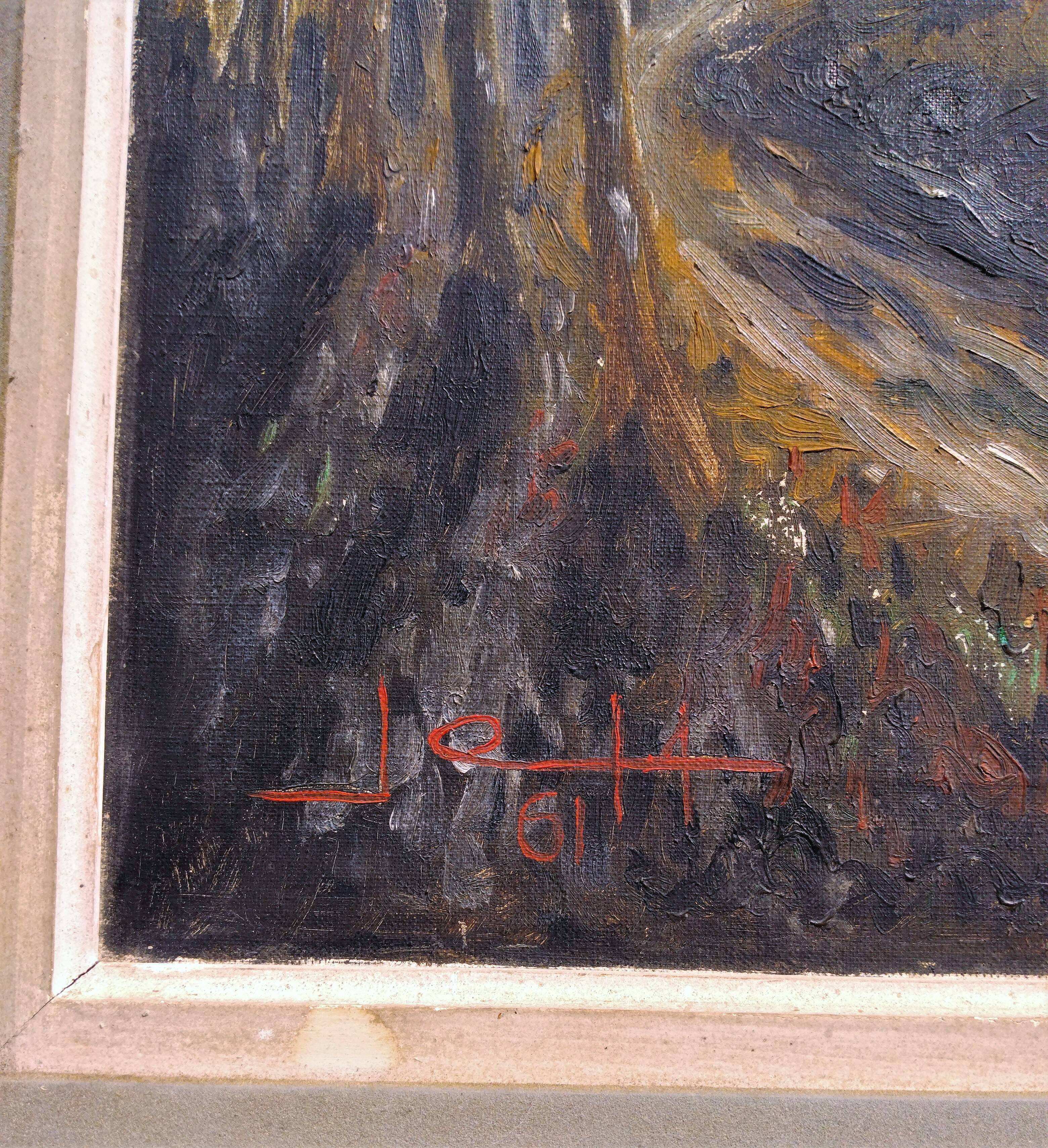 Old painting (1961) signed