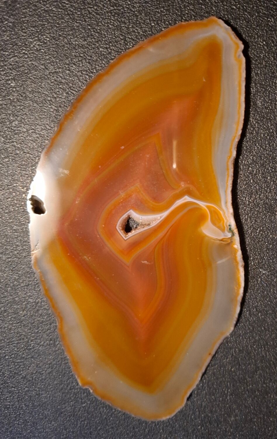 Coaster, slice of agate