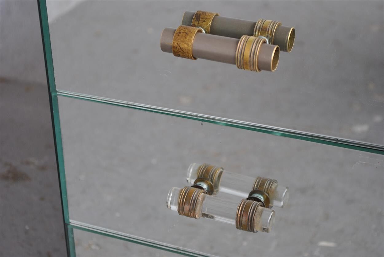 Dressing table mirror style 1940-6 drawers