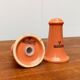 Postmodern ceramic salt and pepper shakers by Gallo Design for Villeroy & Boch, set of 2.