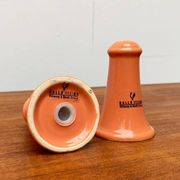 Postmodern ceramic salt and pepper shakers by Gallo Design for Villeroy & Boch, set of 2.