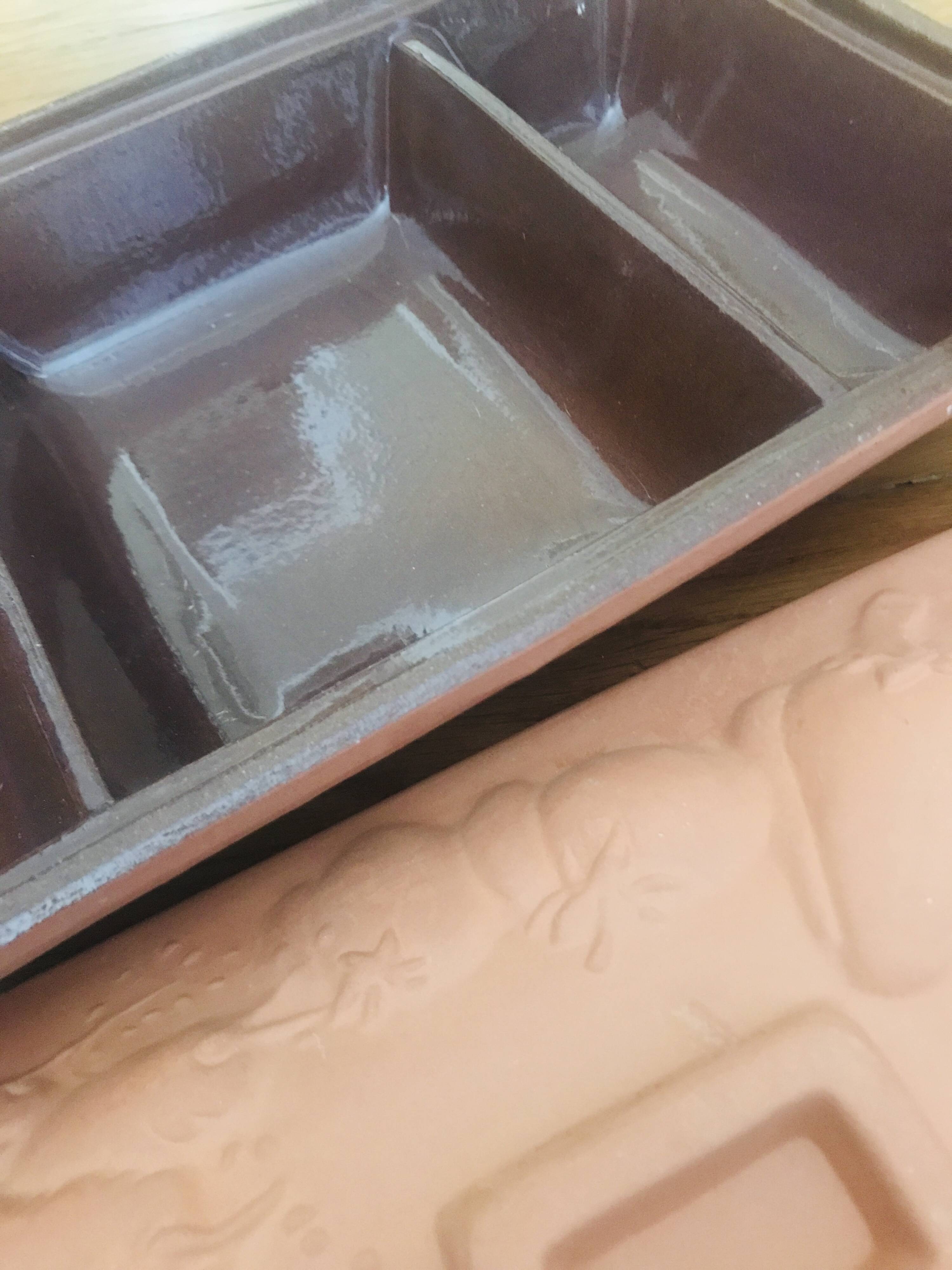 Vintage Italian ceramic cooking dish