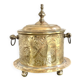 Engraved candy box sugar bowl